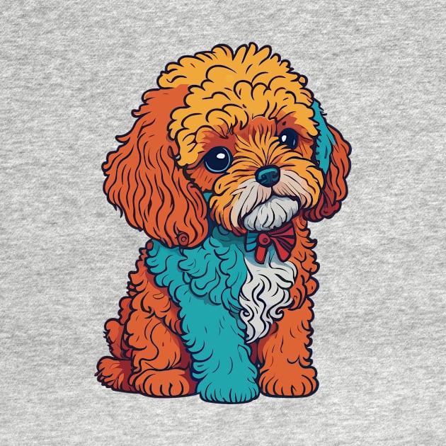 Cavapoo Portrait by SpriteGuy95